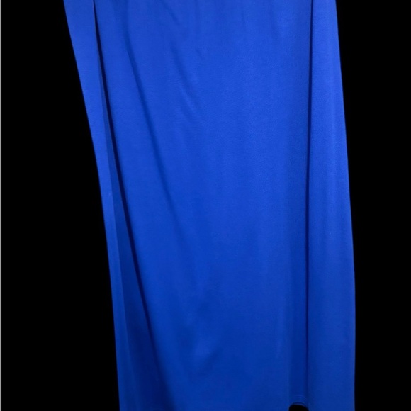 Chic Royal Blue Maxi Skirt - Picture 3 of 4